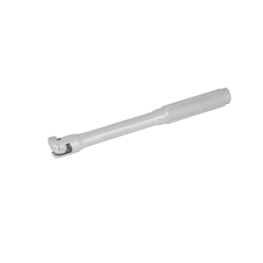 STANLEY 4-86-012 breaker bar with knurled grip, side angle on white background, hand tool category.