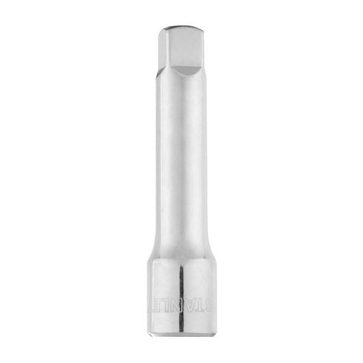 STANLEY 4-86-206 chrome hex socket, photography, straight front angle on white background.