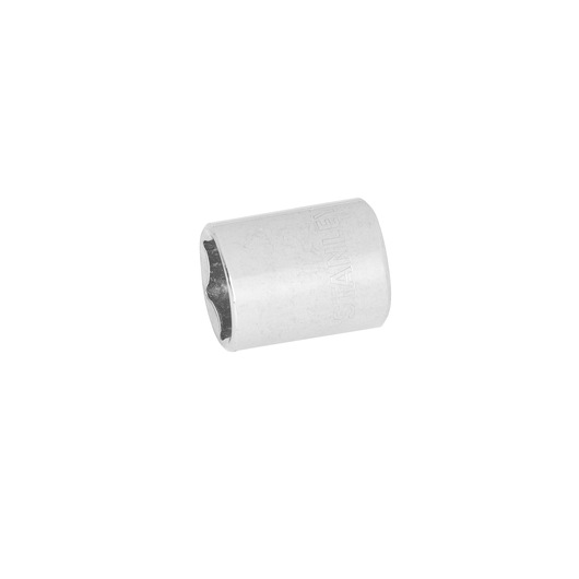 STANLEY 4-86-310 chrome socket on white background, showing side and opening.