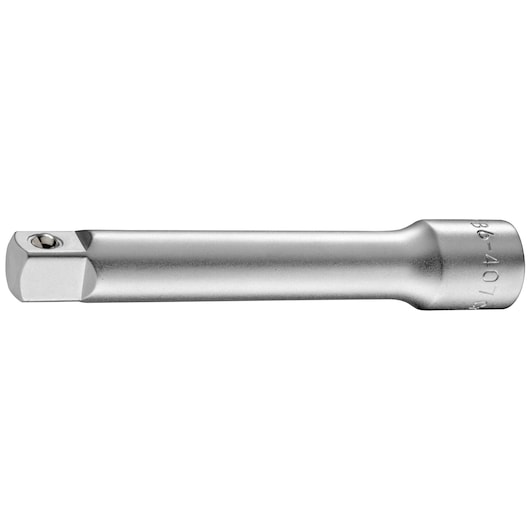 STANLEY 4-86-407 socket extension bar, silver metal, side view on white background.