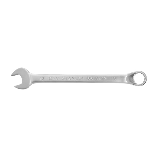 COMBINATION WRENCH ON WHITE BACKGROUND FRONT VIEW 