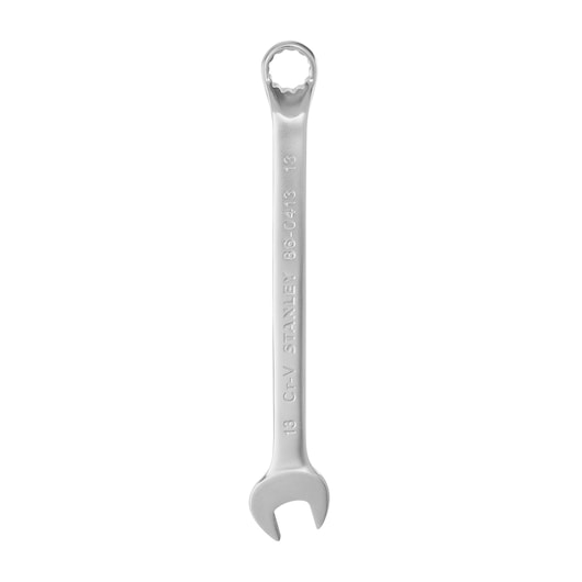 COMBINATION WRENCH ON WHITE BACKGROUND SIDE VIEW 