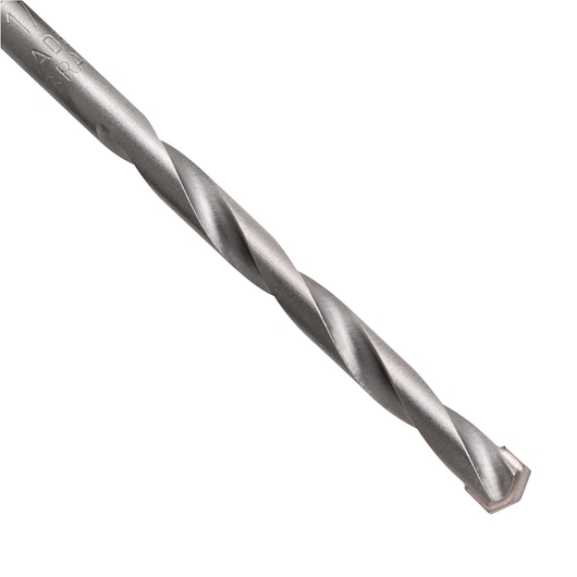 STANLEY STA53065C gray masonry drill bit, close-up angle on white background.